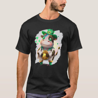 T-shirt Cow Leprechaun Cows St Patricks Day  3