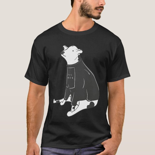 T-shirt Cow Wearing My The 1975 When We Are Together BFIAF (Devant)