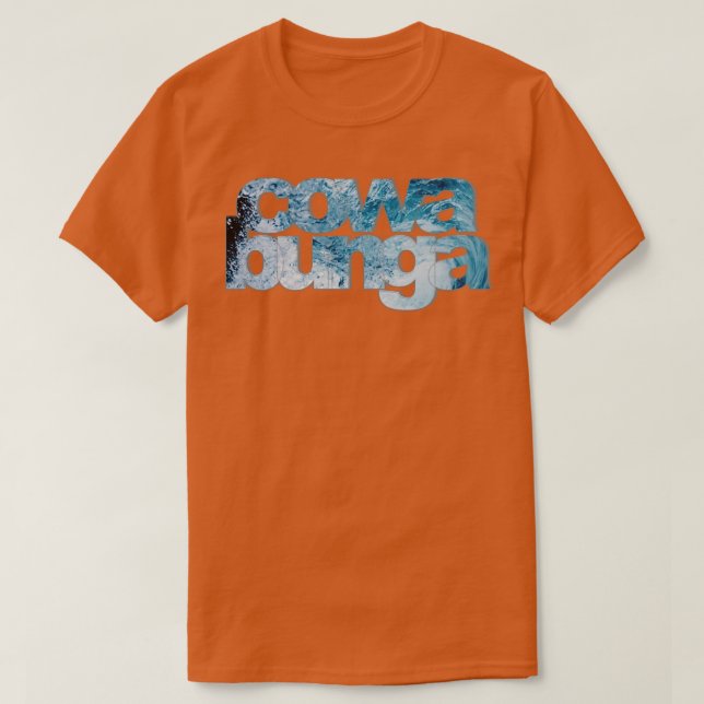 T-shirt cowa bunga (Design devant)
