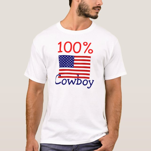 T-shirt Cowboy 100% (Devant)