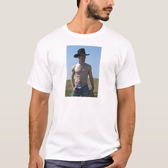 T-shirt cowboy 15746-RA (Devant)