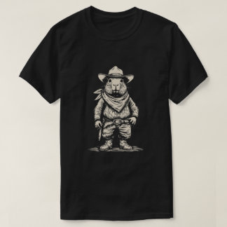T-shirt cowboy capybara