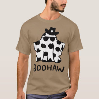 T-shirt Cowboy Cowgirl BooHaw Retro Western Ghost Hallowee