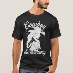 T-shirt Cowboy Emmène-Moi Mignonne Mignonne Cowgirl Rodéo