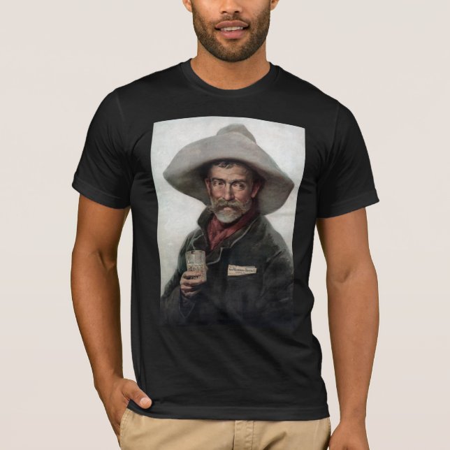 T-shirt Cowboy espagnol Ranchero dans le Vieux-Ouest Saloo (Devant)