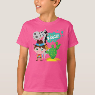 T-shirt Cowboy et cheval
