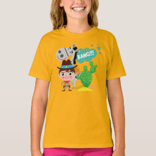 T-shirt Cowboy et cheval