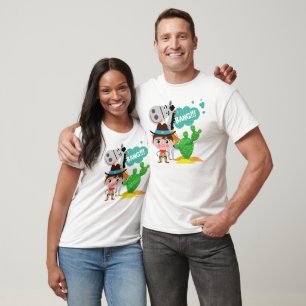 T-shirt Cowboy et cheval