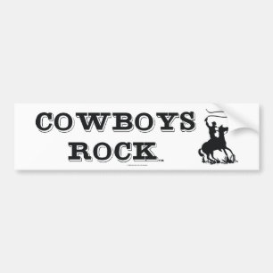 T-SHIRT Cowboy-Felsen Autoaufkleber