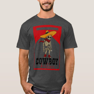 T-shirt Cowboy Killer Skeleton Southern Western Country Co
