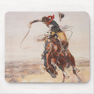 T-SHIRT Cowboy-Leben Mousepad