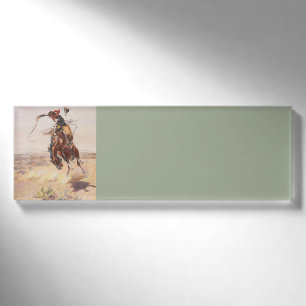 T-SHIRT Cowboy-Leben Namenschild