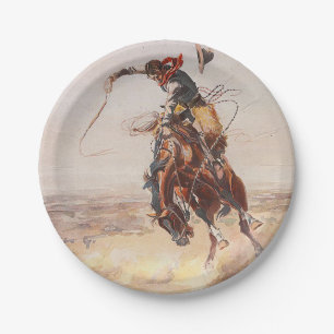 T-SHIRT Cowboy-Leben Pappteller