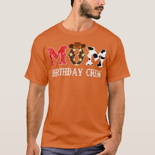 T-shirt Cowboy Maman Anniversaire Équipe Western Rodeo Thè