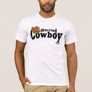 T-shirt cowboy marié