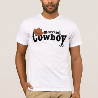 T-shirt cowboy marié