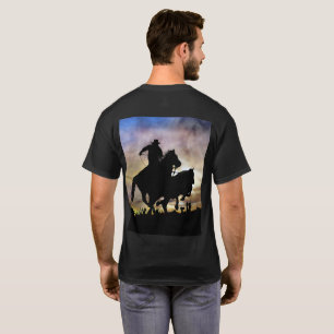 T-shirt Cowboy Roping a Steer Country Western