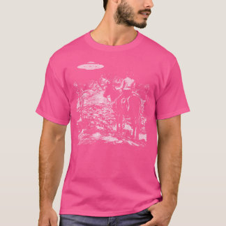 T-shirt Cowboy Ufo Howdy Partner Cowgirl Western Pays