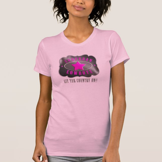T-shirt Cowboys suburbains - réservoir de dames (Devant)