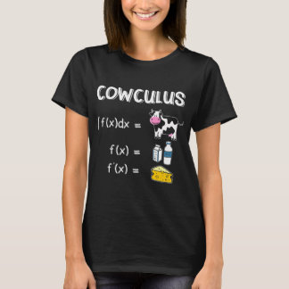 T-shirt Cowculus Cow Math Nerdy Étudiant Enseignant