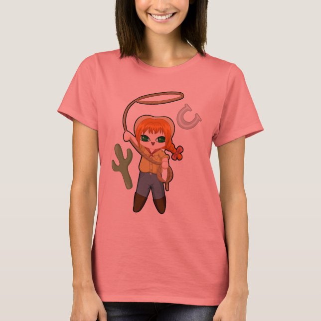 T-shirt Cowgirl (Devant)