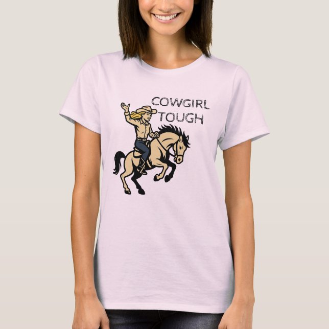 T-shirt cowgirl (Devant)