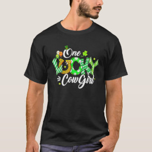 T-shirt Cowgirl Avec Fers à Cheval Patrick's Day  Une Chan