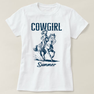 T-shirt Cowgirl Design été!