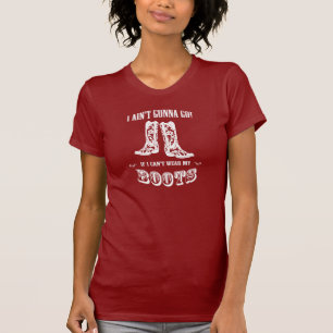 T-shirt Cowgirl - Je n'irai pas !