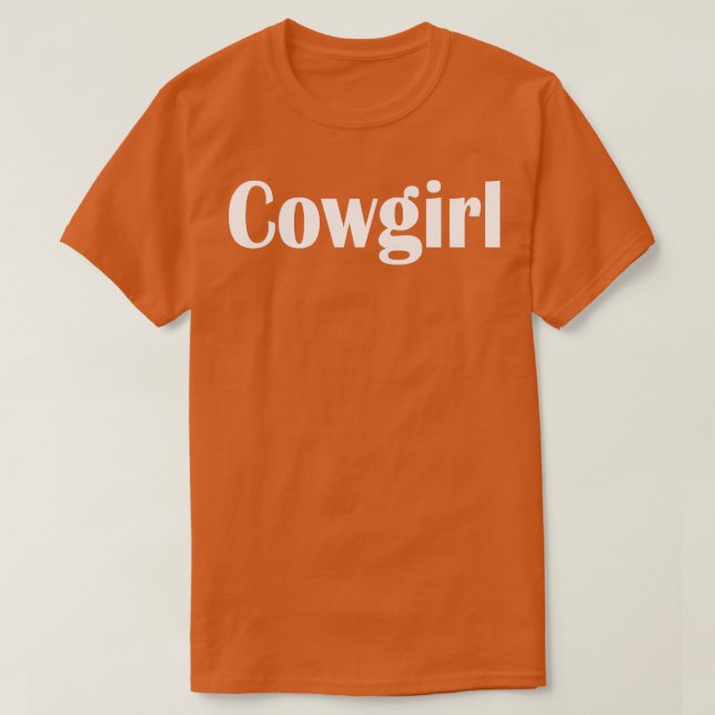 T-shirt cowgirl occidentale (Design devant)