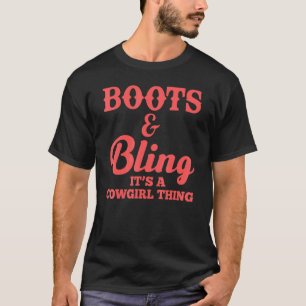 T-shirt Cowgirl pour femmes filles équitation