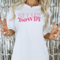 Cowgirl Rose s'éclatant enterrement de vie de jeun