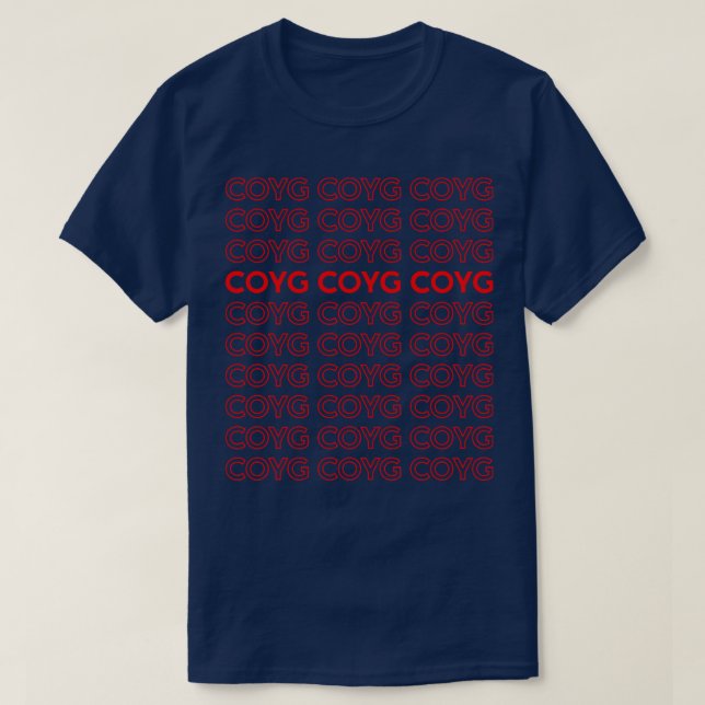 T-SHIRT COYG COYG COYG (Design devant)