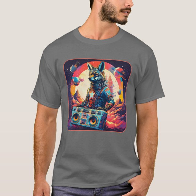 T-shirt Coyote galatique (Devant)