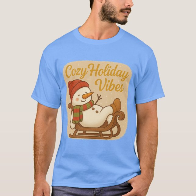 T-Shirt Cozy Holiday Vibes (Devant)