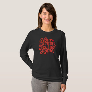 T-shirt Cozy In Your Arms Cute Romantic Typography Gift