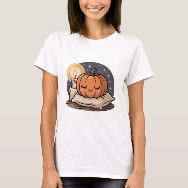 T-shirt Cozy Pumpkin Dream Women's Tee (Devant)