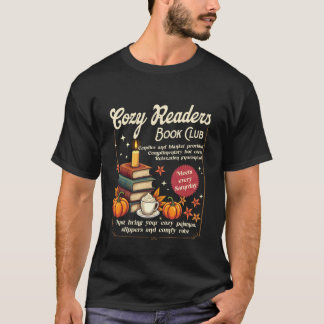 T-shirt Cozy Reader Book-Club Fall Bookish Booktrovert Lib