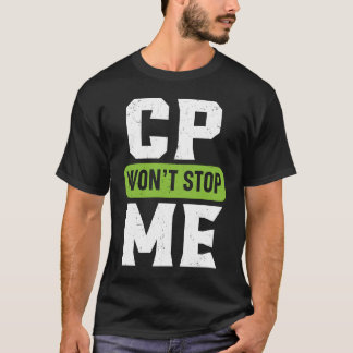T-shirt CP ne m'arrêtera pas Cerebral Palsy Awareness Ribb