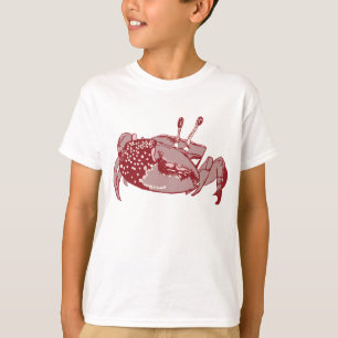 T-shirt Crab Kids Ringer Tee