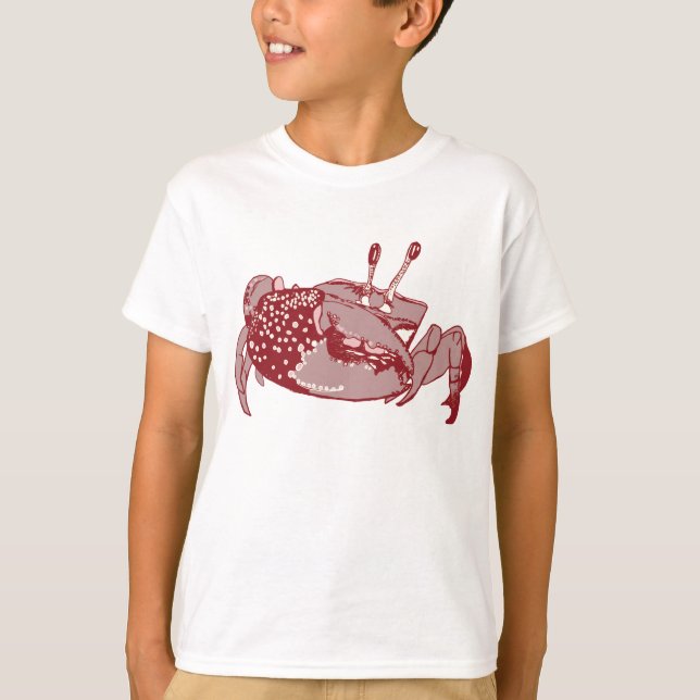 T-shirt Crab Kids Ringer Tee (Devant)
