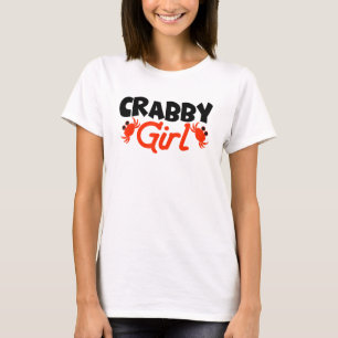 T-shirt Crabby Girl Crab Homard Crabes Crabe Écherolat