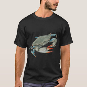 T-shirt crabe bleu de Charleston