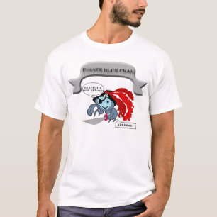 T-shirt Crabe bleu de pirate