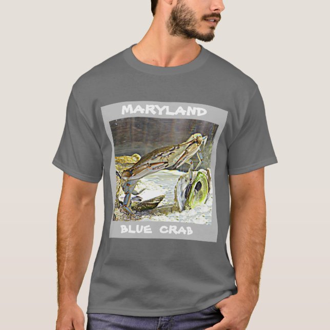 T-shirt Crabe bleu du Maryland (Devant)