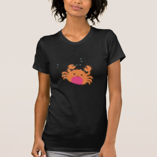 T-shirt Crabe caricaturale orange