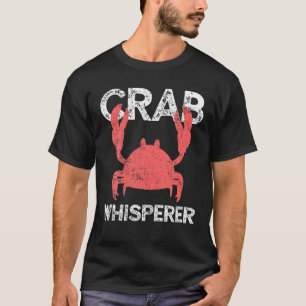 T-shirt Crabe Crabe Pêche Vintage