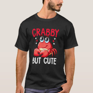 T-shirt Crabe grincheux mais mignon pêche amateur de crabe