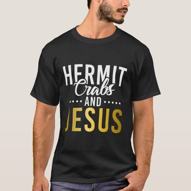 T-shirt Crabe Hermite Et Crabe Hermite Jésus (Devant)