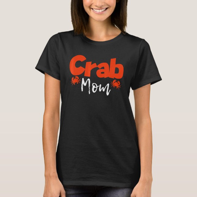T-shirt Crabe Maman Mère Crabes Maman Homard Crabe (Devant)
